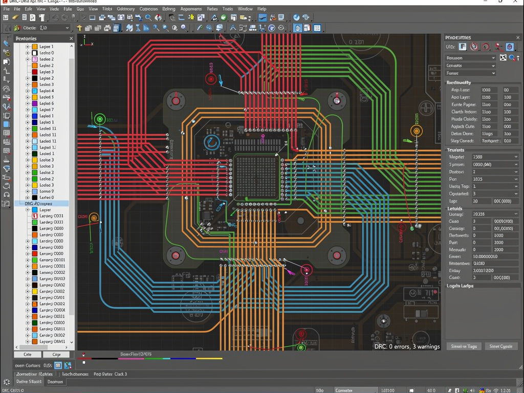 AI routing in progress
