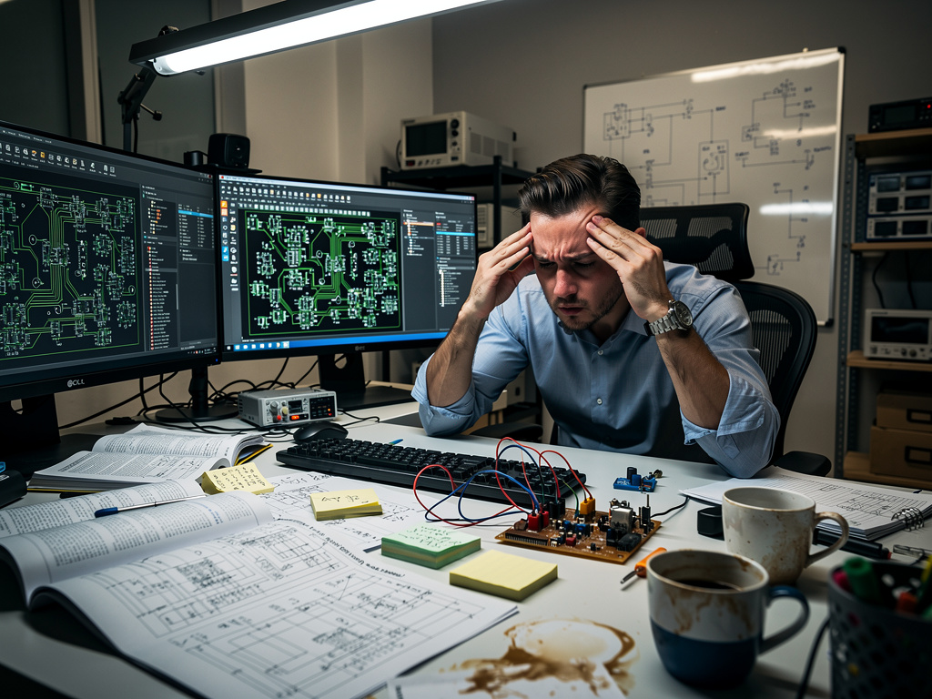 Traditional PCB design workflow